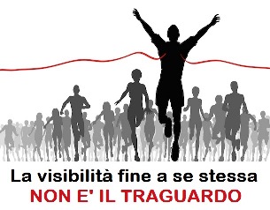 la visibilità non è il traguardo 305x238